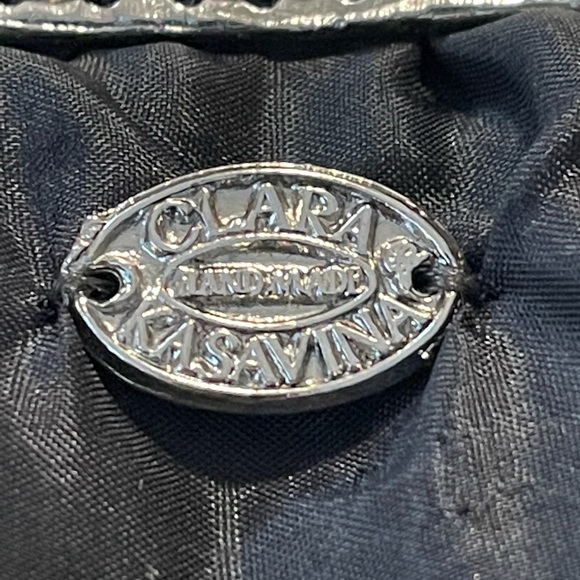 CLARA KASAVINA BEAD WOVEN EVENING HANDBAG - Picture 13 of 15